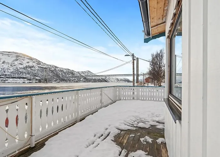 With Sea View, Boathouse, Garage And Boat Kvalsund
