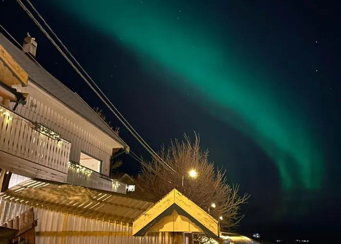 With Sea View, Boathouse, Garage And Boat Kvalsund