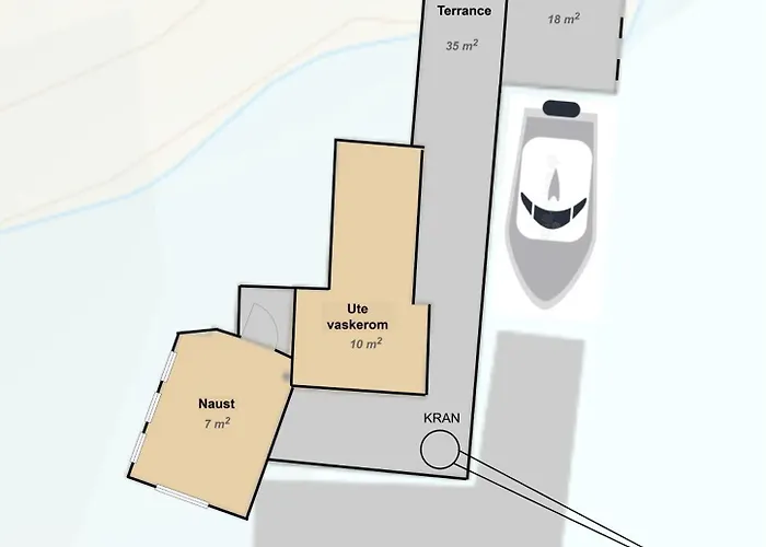 With Sea View, Boathouse, Garage And Boat